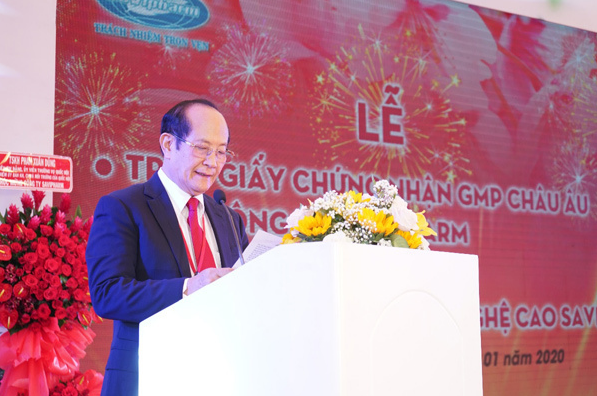 Thầy thuốc ưu tú Trần Tựu, Chủ tịch HĐQT kiêm Tổng giám đốc SaVipharm.