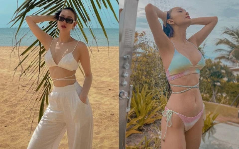 Cô dâu tháng 6 Minh Hằng và những lần diện bikini khoe body "nàng tiên cá" đẹp điên lên
