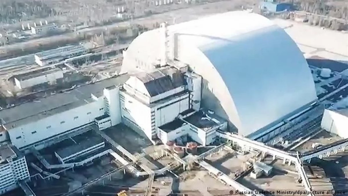 Nhà máy điện hạt nhân Chernobyl. Ảnh: Bộ Quốc phòng Nga.