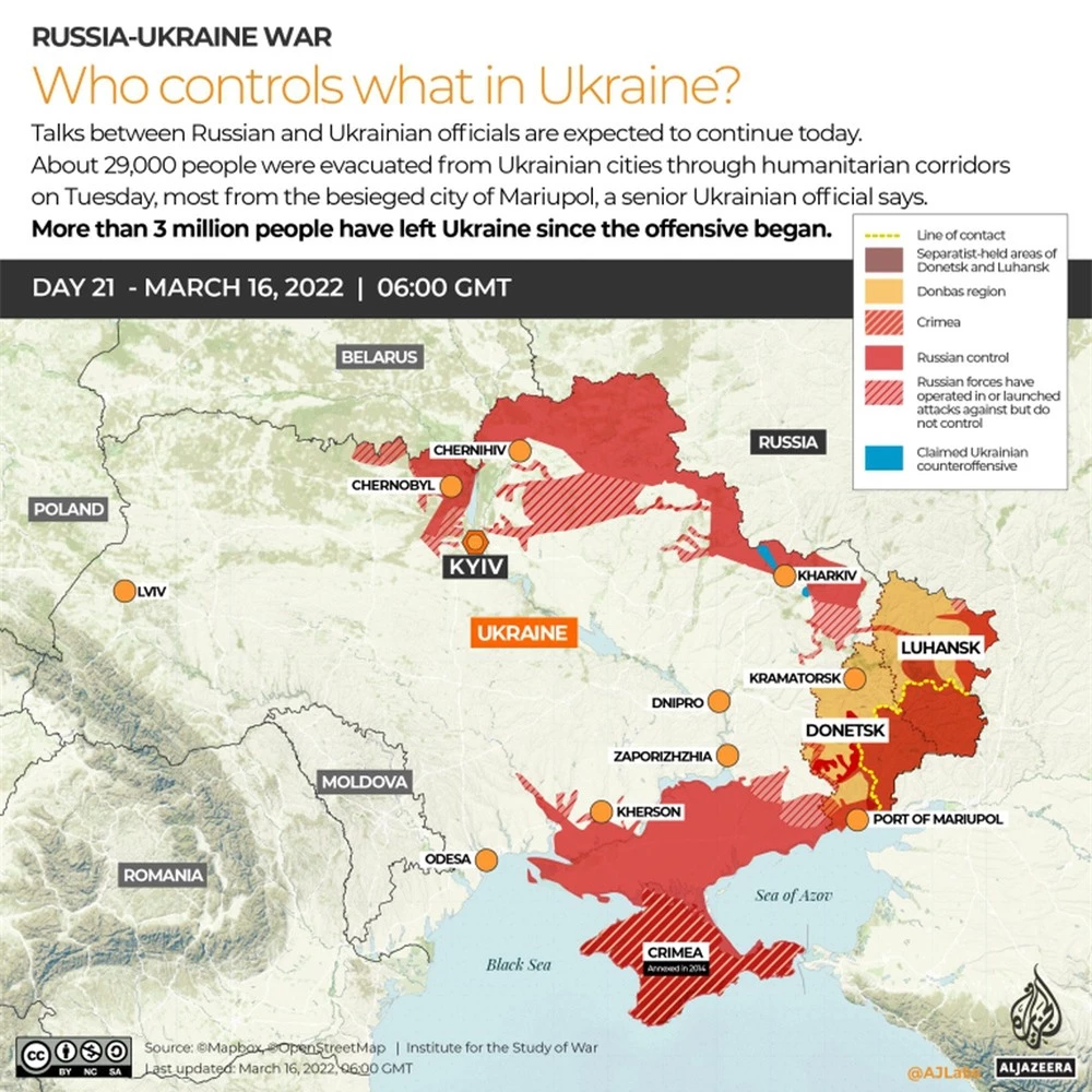 Toàn cảnh diễn biến mới nhất chiến dịch quân sự của Nga ở Ukraine tối 16/3 - Ảnh 5.