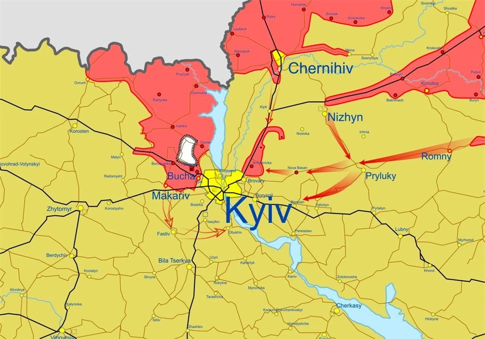 Tân tư lệnh thủ đô Ukraine tuyên bố phản công - Kiev hé lộ chỉ đủ ăn trong 2 tuần bị vây! - Ảnh 2.