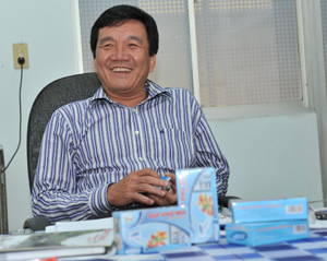 Ông Huỳnh Khắc Nhu, Tổng Giám đốc Công ty Cổ phần Trà Bắc.