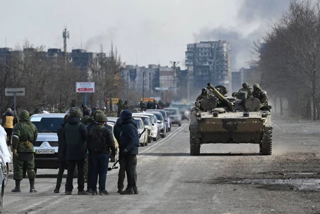 Các lực lượng Nga ở Mariupol.