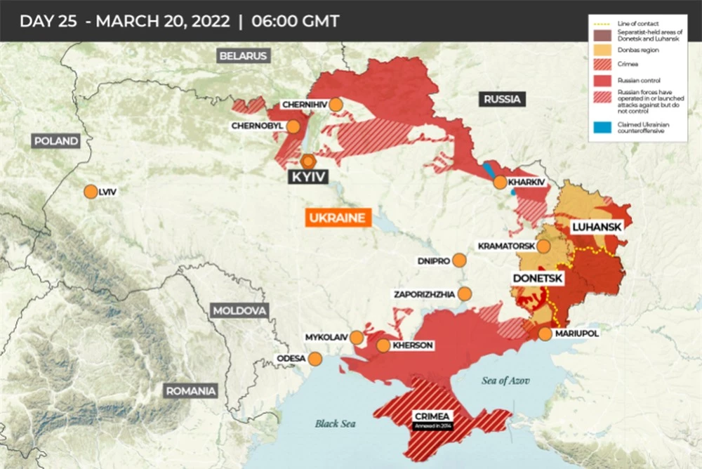 Toàn cảnh diễn biến mới nhất chiến dịch quân sự của Nga ở Ukraine tối 20/3 - Ảnh 5.