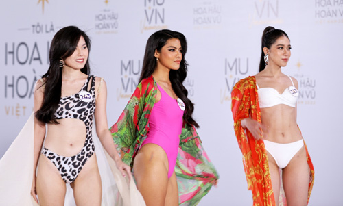HOT: Ngắm thí sinh Hoa hậu Hoàn vũ Việt Nam 2022 khoe dáng trong phần thi bikini