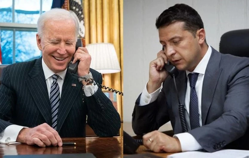 Tổng thống Biden (trái) không tới Ukraine