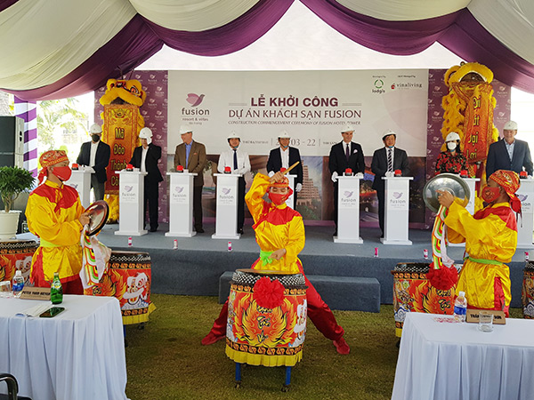 Đà Nẵng: Khởi công khách sạn Fusion 50 triệu USD bên bờ biển Non Nước