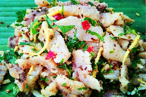 Lạp cá trê - đặc sản 'dễ ăn khó làm' của người Thái dùng để chiêu đãi khách quý