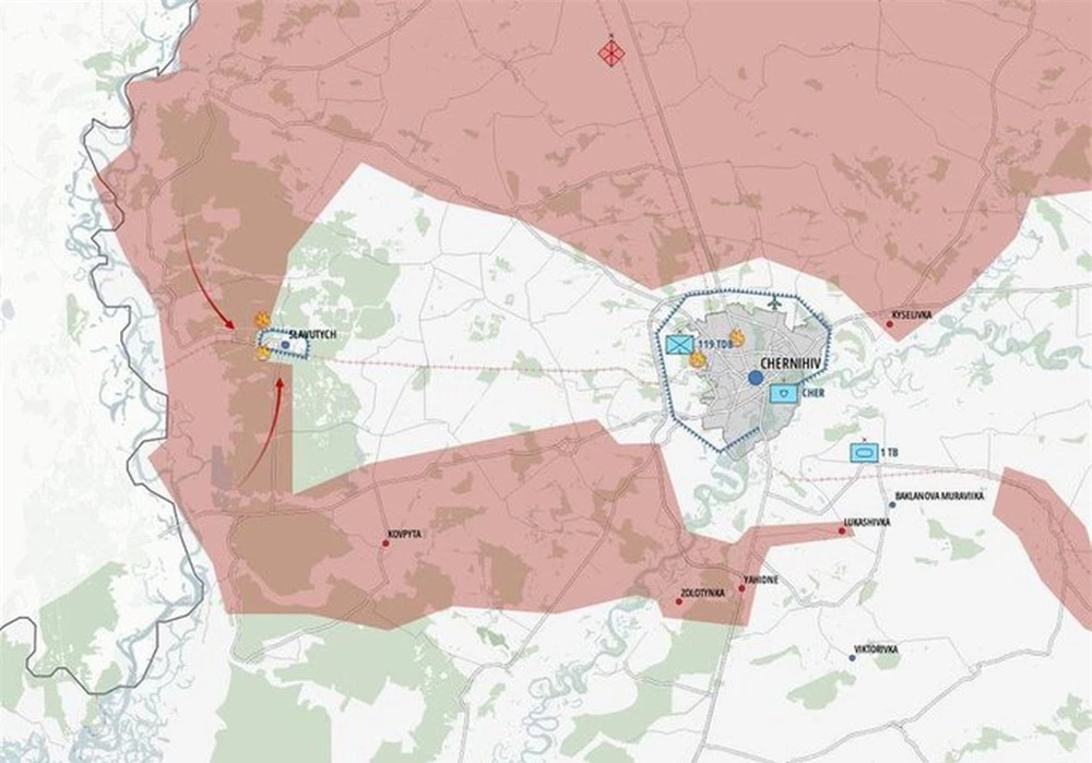 UNIAN: QĐ Nga tiến vào thành phố Ukraine - Xe tăng trấn giữ khu trung tâm, đã có đụng độ - Ảnh 4.