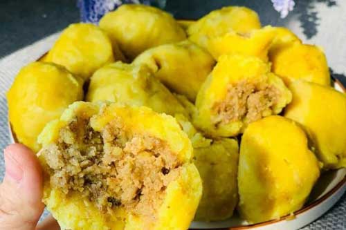 Bánh nghệ Thái Bình - món ăn dân dã mà gây nghiện của quê hương lúa