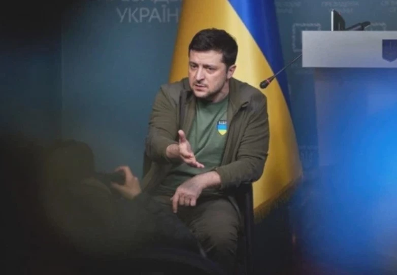 Tổng thống Ukraine Volodymyr Zelensky