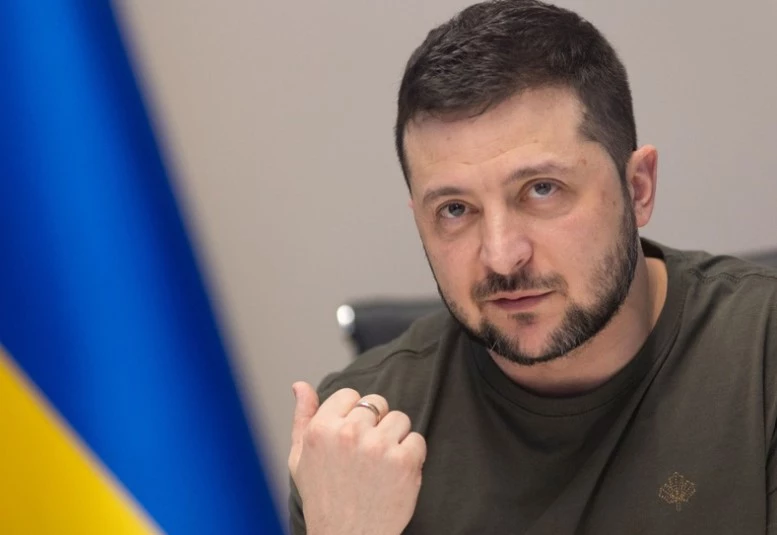 Tổng thống Ukraine Volodymyr Zelensky.