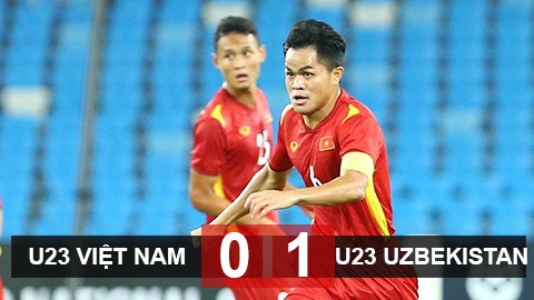 U23 Việt Nam lại thua U23 Uzbekistan