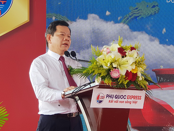 Chủ tịch UBND tỉnh Quảng Ngãi Đặng Văn Minh truyền thông điệp sẵn sàng chào đón các doanh nghiệp từ TP Đà Nẵng đến tham gia đầu tư trên địa bàn tỉnh