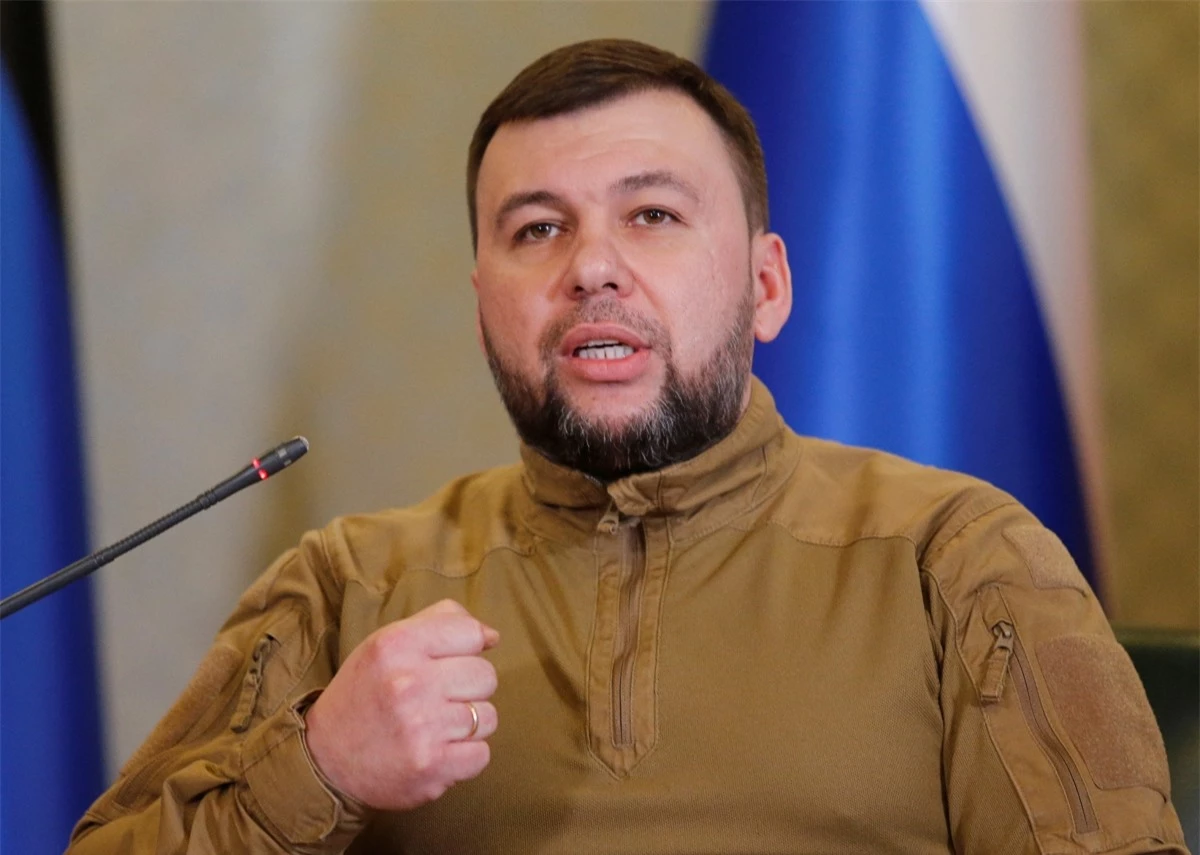 Nhà lãnh đạo Cộng hòa Nhân dân tự xưng Donetsk, ông Denis Pushilin. Ảnh: Reuters