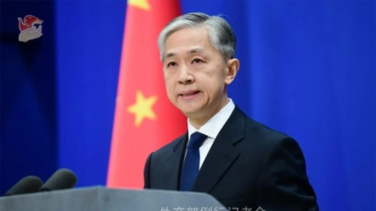 Người phát ngôn Bộ Ngoại giao Trung Quốc Uông Văn Bân. Ảnh: China Daily