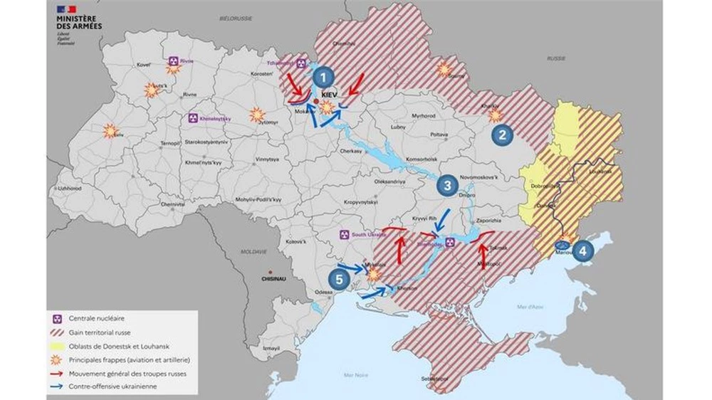 Quân đội Pháp vạch rõ 3 điểm đáng chú ý trong giai đoạn 2 chiến dịch của Nga ở Ukraine - Ảnh 1.