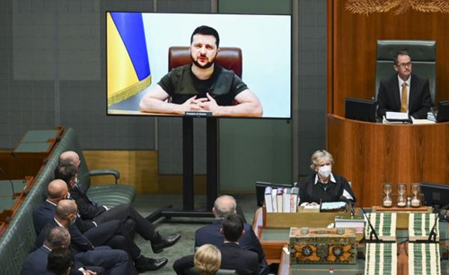 MỚI: Tổng thống Ukraine phát biểu gì trước Quốc hội Australia?