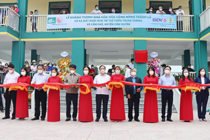 BIDV khánh thành nhà cộng đồng tránh lũ và trồng cây phòng hộ ven biển tại Hà Tĩnh