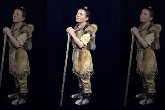 Mãn nhãn ngắm người phụ nữ thời đồ đá được phục dựng như thật