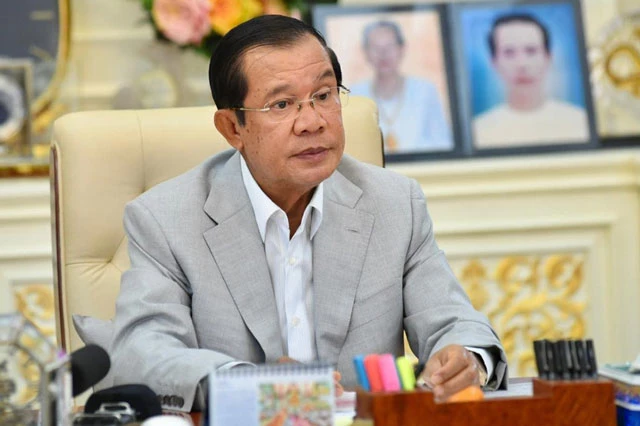 Thủ tướng Campuchia Hun Sen.