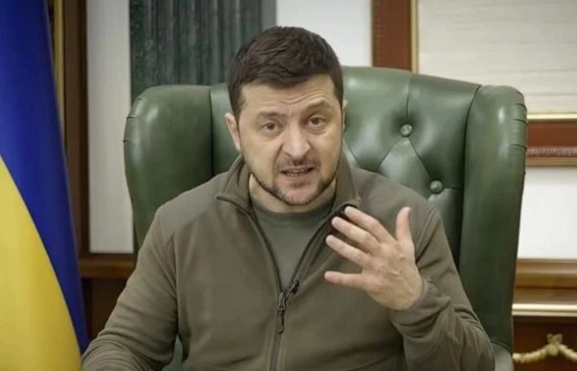 Tổng thống Ukraine Volodymyr Zelensky