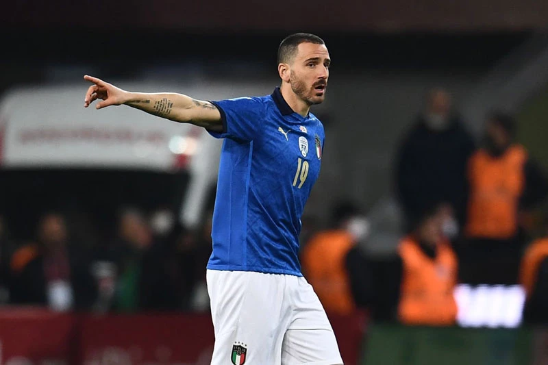 Trung vệ: Leonardo Bonucci (Italia).