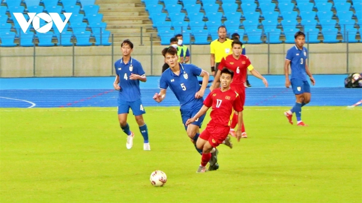 Đội hình gồm nhiều cầu thủ U19 Thái Lan, những người vừa thất bại trước U21 Việt Nam ở giải U23 Đông Nam Á 2022 nhiều khả năng sẽ dự SEA Games 31. (Ảnh: Văn Đỗ).