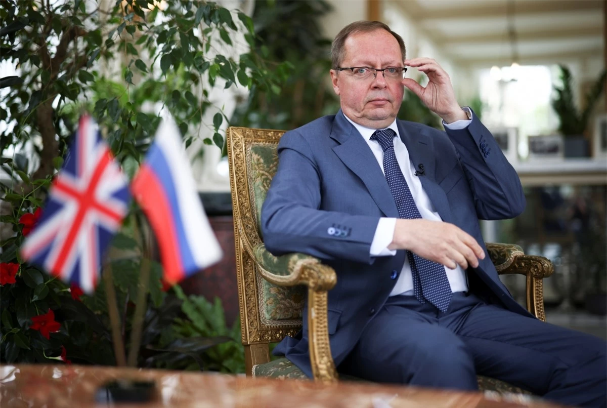 Đại sứ Nga tại Anh Andrey Kelin. Ảnh: Reuters