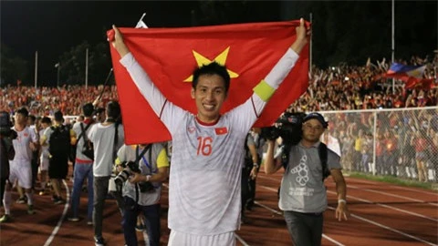 Hùng Dũng là đầu tầu đưa U23 Việt Nam đến chiến thắng tại SEA Games 30 Ảnh: ĐỨC CƯỜNG
