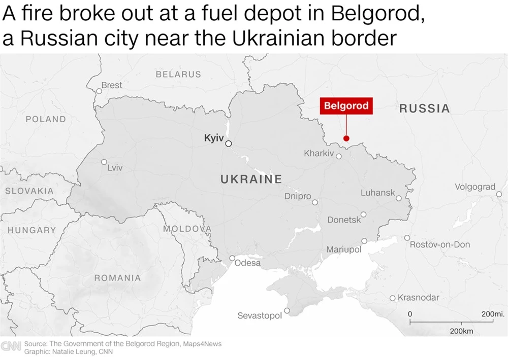 Toàn cảnh chiến sự tối 01/04: Trực thăng Ukraine tấn công vào lãnh thổ Nga, cháy nổ dữ dội - Ảnh 2.