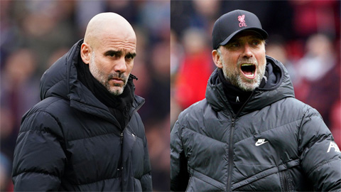 Guardiola và Klopp bắt đầu đấu khẩu trước trận 'chung kết' Man City vs Liverpool