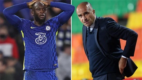 HLV Roberto Martinez muốn thấy Romelu Lukaku lấy lại phong độ để lĩnh xướng hàng công ĐT Bỉ tại World Cup 2022