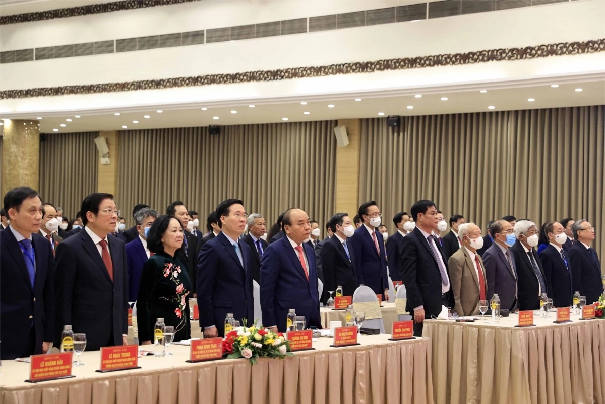 Các đại biểu dự Lễ kỷ niệm 15 năm Ngày thành lập Đảng bộ Khối các cơ quan Trung ương