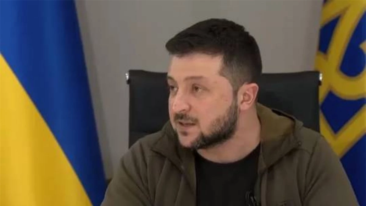 Tổng thống Ukraine Volodymyr Zelensky. Ảnh: RT