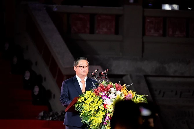 h2- Đồng chí Trần Việt Trường, Chủ tịch UBND TP Cần Thơ phát biểu tại lễ khánh thành.
