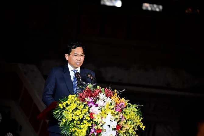h3- Đồng chí Lê Quang Mạnh, Bí thư Thành ủy Cần Thơ phát biểu tại lễ khánh thành 