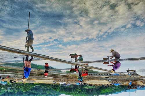 Về Quảng Ngãi ghé ruộng muối Sa Huỳnh - nơi đất và trời hòa làm một nhìn mà mê