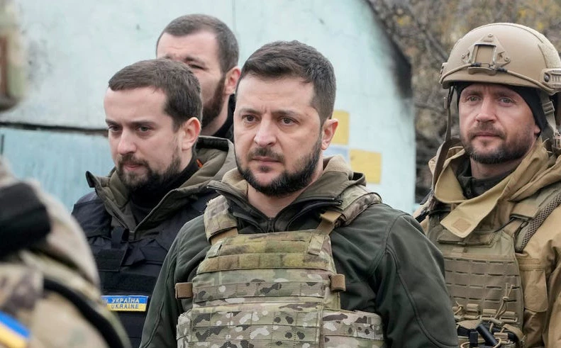 Tổng thống Ukraine Volodymyr Zelensky