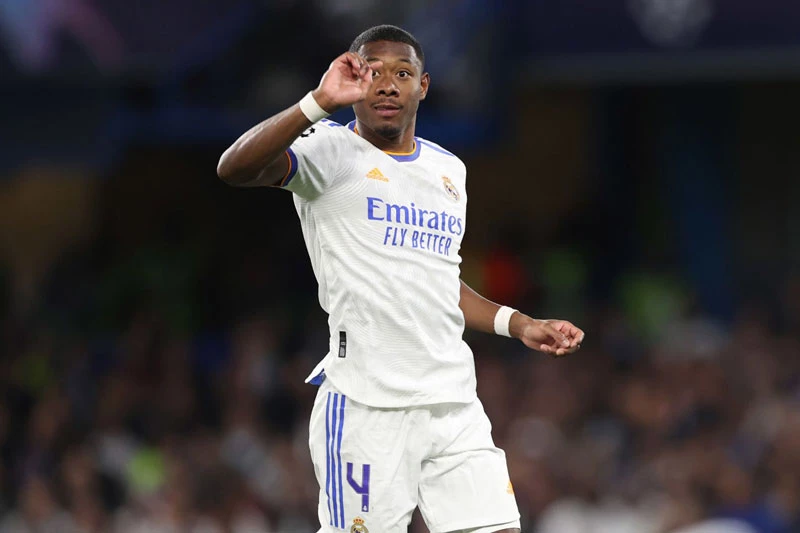 Hậu vệ trái: David Alaba (Real Madrid).