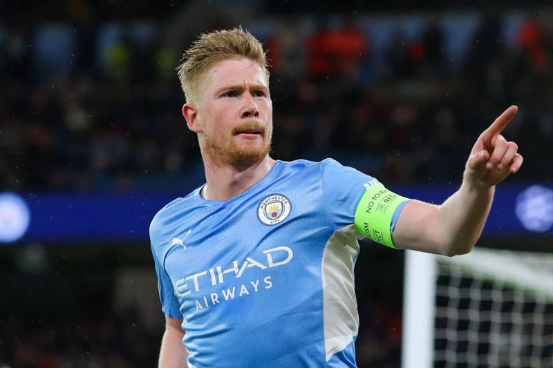 Tiền vệ: Kevin De Bruyne (Man City).