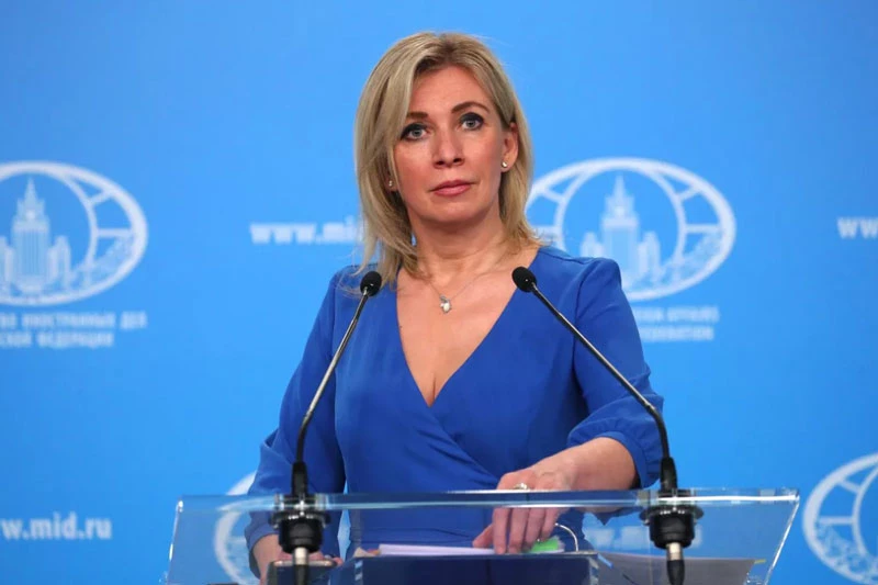 Phát ngôn viên Bộ Ngoại giao Nga - Maria Zakharova.