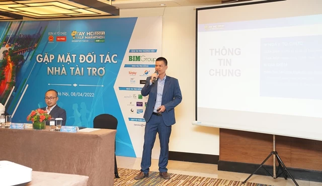 Ông Phạm Duy Cường - Chủ tịch CTCP Big Prize giới thiệu về đường chạy