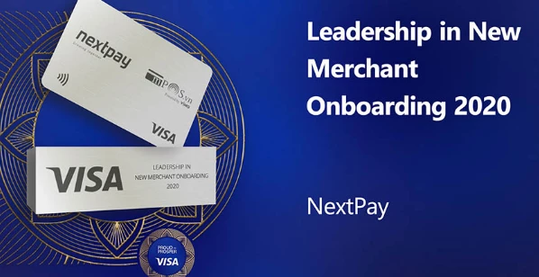 Giải thưởng Visa trao tặng Nextpay trong năm 2020.