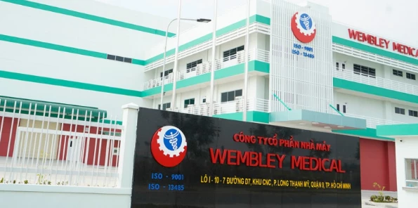 Trụ sở Công ty cổ phần nhà máy Wembley Medical tại TPHCM.