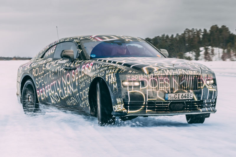 Siêu xe điện Rolls-Royce Spectre thử nghiệm ở nhiệt độ -40 độ C
