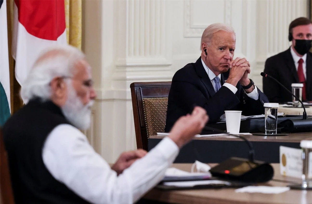 Tổng thống Mỹ Joe Biden và Thủ tướng Ấn Độ Narendra Modi. Ảnh: Reuters