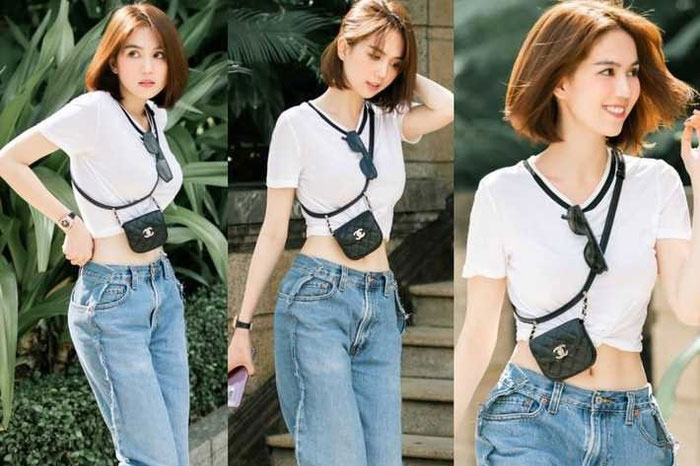 3 cách mix đồ với quần ống rộng giúp bạn sành điệu không thua gì Ngọc Trinh