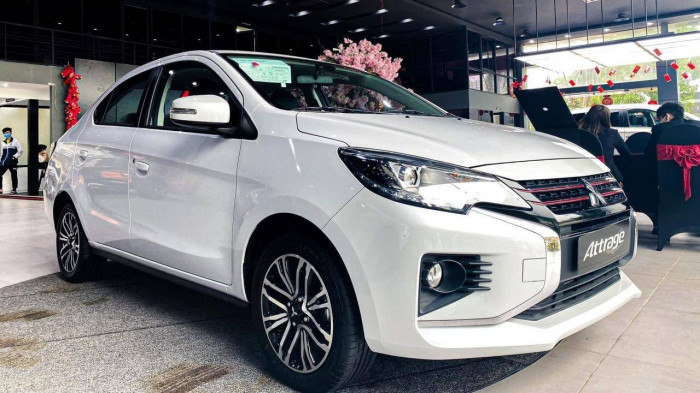 Giá lăn bánh xe Mitsubishi Attrage sau khi được ưu đãi 50% lệ phí trước bạ