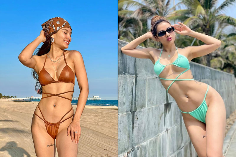 Phương Trinh Jolie đích thị là 'nữ hoàng bikini' chăm chỉ khoe dáng nhất Vbiz